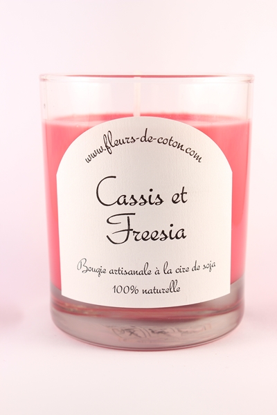 Bougie Cassis et Freesia