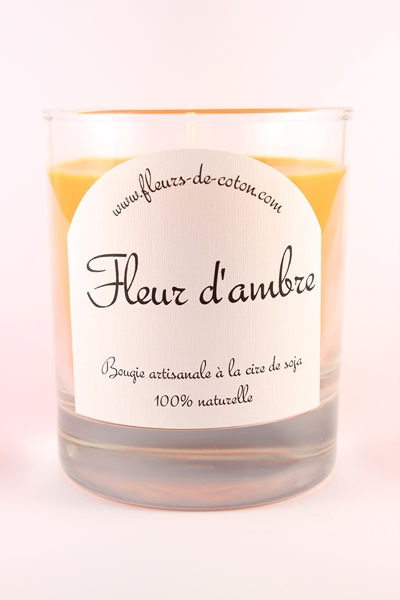 Bougie Fleur d'Ambre